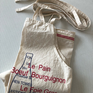 ナチュラル エプロンの画像