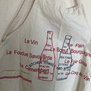 ナチュラル エプロンの画像