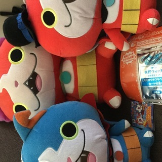 妖怪ウオッチ ぬいぐるみ ジバニャン セットの画像