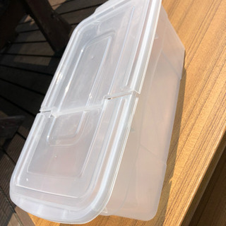 【中古】タッパー型 米びつ