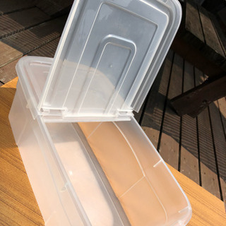 【中古】タッパー型 米びつの画像