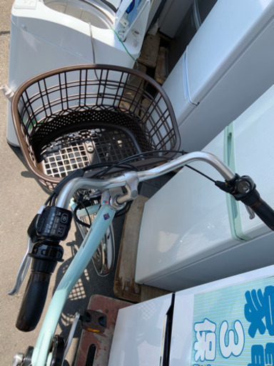 美品★26インチ電動アシスト自転車(リヤチャイルドシート付き) ブリジストン 3段変速