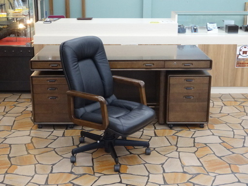 □大処分セール□KARIMOKU□カリモク 高級 両袖 エグゼクティブ デスク