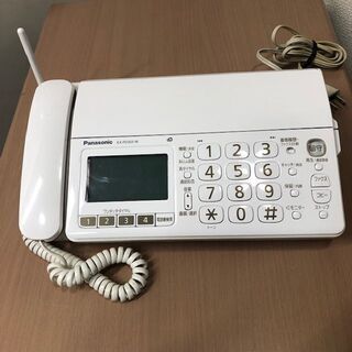 ★パナソニック◆FAX電話機 子機1台 KX-PD303DL【江戸川区内送料無料】おたっくす デジタルコードレスA4普通紙ファクスの画像