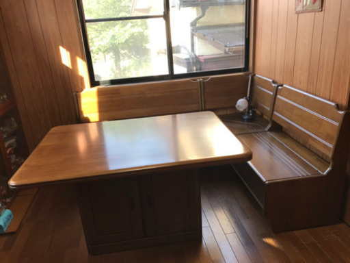 美品♡収納付きコーナーダイニングセット