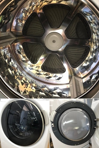 美品【 Panasonic 】パナソニック プチドラム 洗濯7.0㎏/乾燥3.5㎏ ドラム洗濯機ヒートポンプ乾燥 エコナビ NA-VH300L