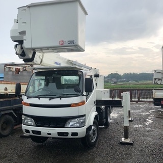 日野 デュトロH17年式 高所作業車 アイチSH14 