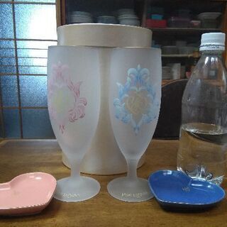 桂　由美、新品ペアグラス&ペア小皿、新生活を始める2人にピッタリ❣️の画像