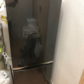 美品 2018年製 TOSHIBA冷蔵庫 GR-M15BS 153L 黒の画像