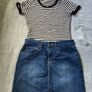 ＊無印デニムスカート＊の画像
