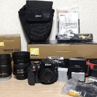 値下げしました！NikonD3300トリプルレンズセット美品　おまけ有