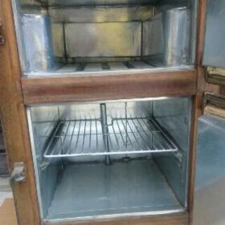 受付終了)木製 冷蔵庫 レトロ fuji