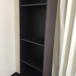 早く引き取ってくれる方優先 無料 ダークブラウン 棚