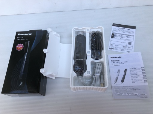 新品　パナソニック カールドライヤー くるくるドライヤー 黒 EH-KA1A-K
