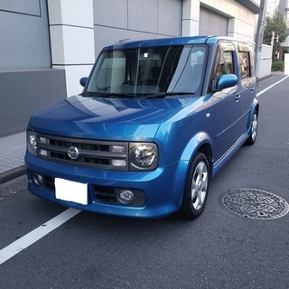 キューブキュービック　アジャクティブ　Ｈ17　車検令和3年8月　希少サンルーフ　ＨＤＤナビ＆サブウーファー　純正エアロ＆15インチアルミの画像