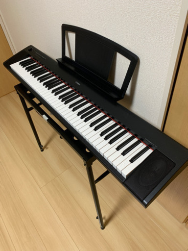 最終値下げ！美品YAMAHA電子ピアノキーボードpiaggero NP-31 76鍵盤サステインペダル、スタンド付き