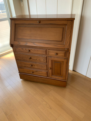 予定者決定 美品！ナラ材 ビューロー ドレッサー