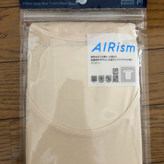 【新品未使用】エアリズムUネックT(半袖)Mサイズ〜women〜3点セットの画像