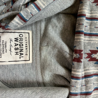 【売約済み】パーカー グレー メンズLサイズの画像