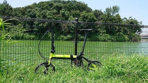 【驚きの軽さ7.8Kg】DAHON-K3希少車ライムグリーン【輪行袋付き】