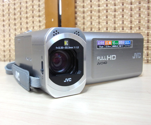 南12条店 JVC/ビクター Everio/エブリオ デジタルビデオカメラ ハイビジョンメモリームービー 2012年製 GZ-V590