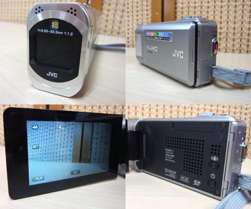 南12条店 JVC/ビクター Everio/エブリオ デジタルビデオカメラ ハイビジョンメモリームービー 2012年製 GZ-V590