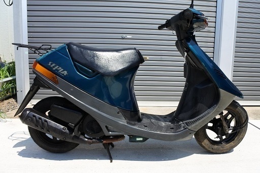 旧車！スズキ・セピア　80年代後半の2ストスクーター！外装まあまあキレイ　仕上げ、カスタムベースに！！
