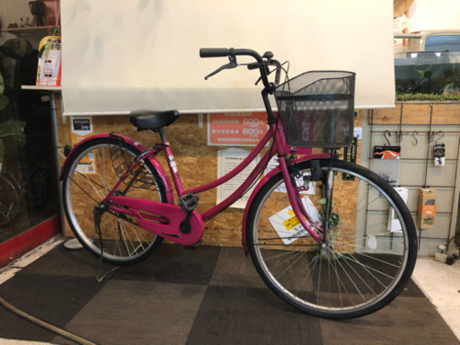 27インチ 自転車 ピンク