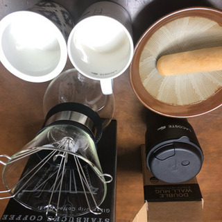 スターバアイスコーヒーメーカー、すり鉢など