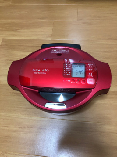 SHARP2017製 水なし自動調理鍋ヘルシオ・パールレッド
