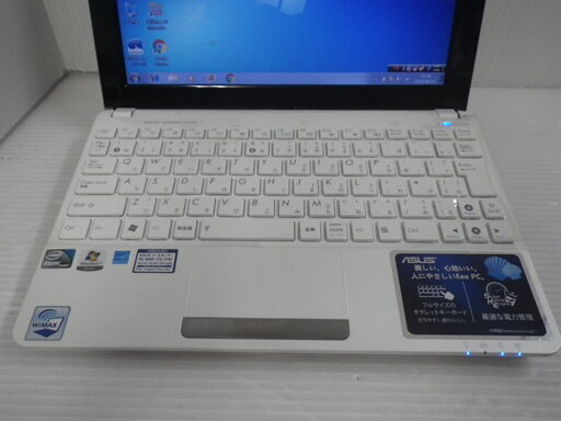 ノートPC ASUS  EeePC 1015PX Windows7Starter Atom N570 1.66GHz メモリ1GB HDD250GB