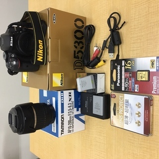 デジカメ 一眼レフ カメラ Nikon ニコン デジタル一眼レフ D5300 BLACK