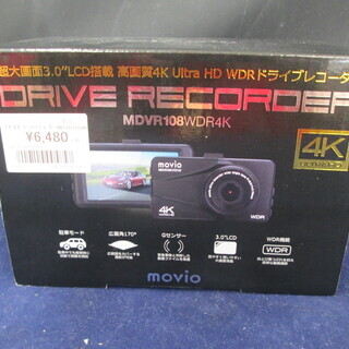 ナガオカ　ドライブレコーダー　MDVR108 WDR4K