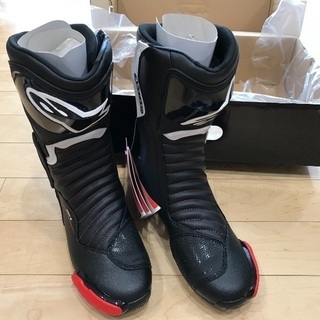 レーシングブーツ Alpinestars SMX-6 V2 アルパインスターズ ブラック レッド 黒/赤 43 27.5cmの画像