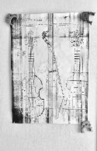 ヴィオラダガンバの図面