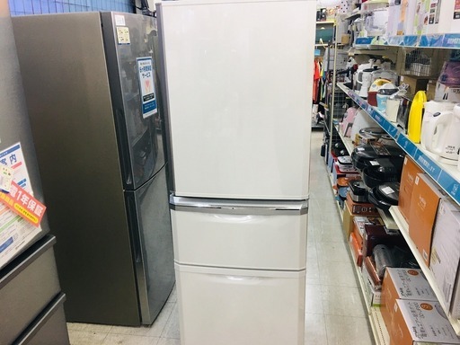 【一年間の保証付き】MITSUBISHI　335L3ドア冷蔵庫【トレファク越谷店】