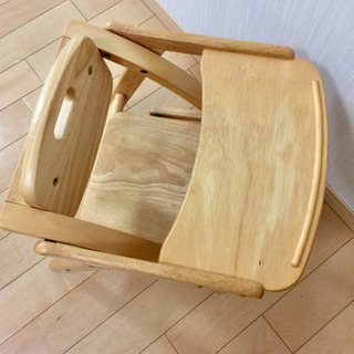 大和屋 Arch(アーチ) 木製ローチェア NA(ナチュラル)の画像