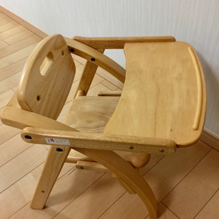 大和屋 Arch(アーチ) 木製ローチェア NA(ナチュラル)の画像