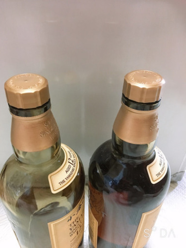 山崎12年 1本と空ボトル