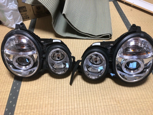 w210社外ヘッドライト ロービームキセノン