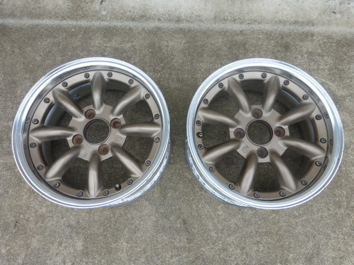 ワタナベ　RS-8　2本　6.5J15　＋21　114.3　AE86　S13など