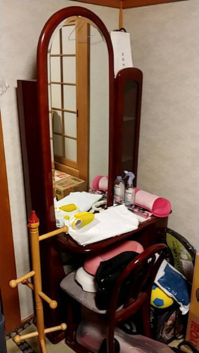 服部家具 ドレッサー 鏡台 引取限定