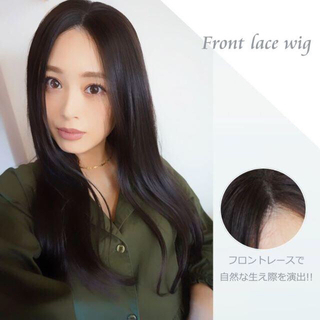 美品！シュガークランツ★front lace☆ワンレンストレート...
