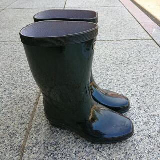 Asahi長靴 黒24センチの画像