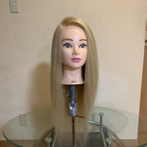 N.B.A.A. セットウィッグ プラチナブロンド ロング