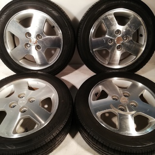 155/65R14 ノーマルタイヤ　14x4.5 4-100 +...