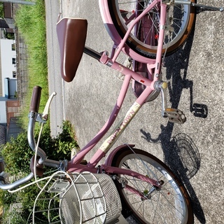 子ども用自転車１８インチピンク　（ポップタウン）の画像