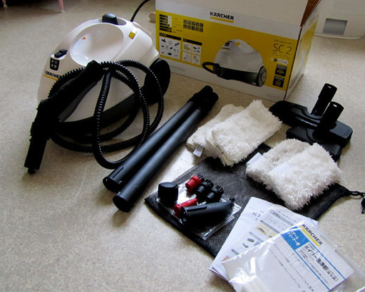 ケルヒャー 家庭用スチームクリーナー SC2 プレミアム【KARCHER】タンク1L スチーム連続噴射30分 ☆ PayPay(ペイペイ)決済可能 ☆ 札幌市 北区