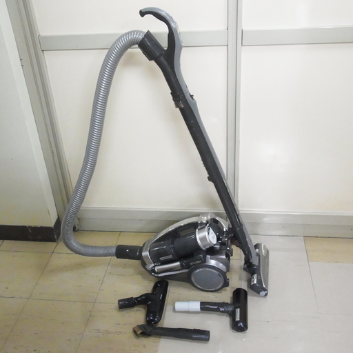 三菱 掃除機 サイクロンクリーナー 風神 TC-ZXA20P-S つけかえヘッド付き プラチナシルバー 2011年製