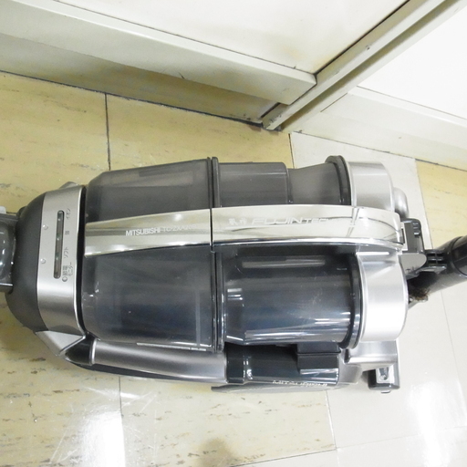 三菱 掃除機 サイクロンクリーナー 風神 TC-ZXA20P-S つけかえヘッド付き プラチナシルバー 2011年製